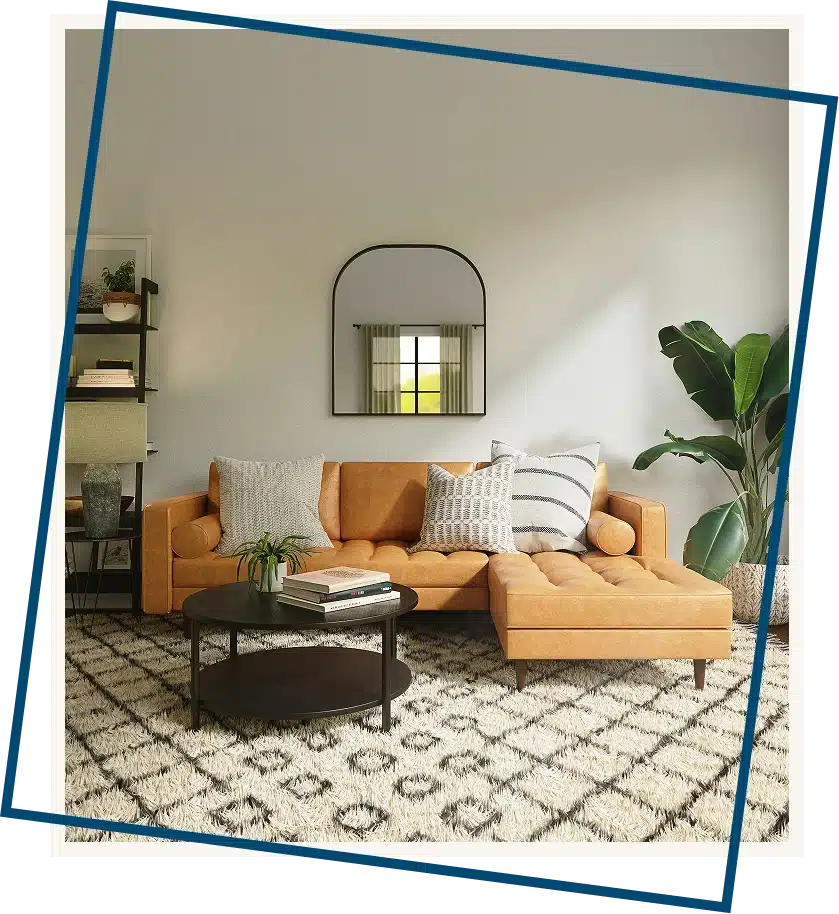 A modern living room